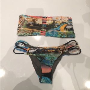 💖 LOWEST 💖 San Lorenzo reversible bikini set